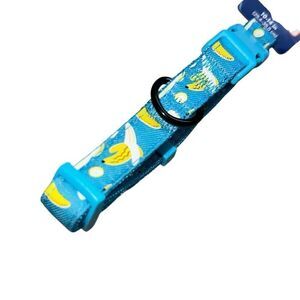 Brand new TOP-Paw BANANA POLY BLEND Collar.  Super cute.  Size small (10-14 inch